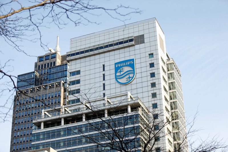 FILE PHOTO: Dutch health technology company Philips presents the company's financial results
