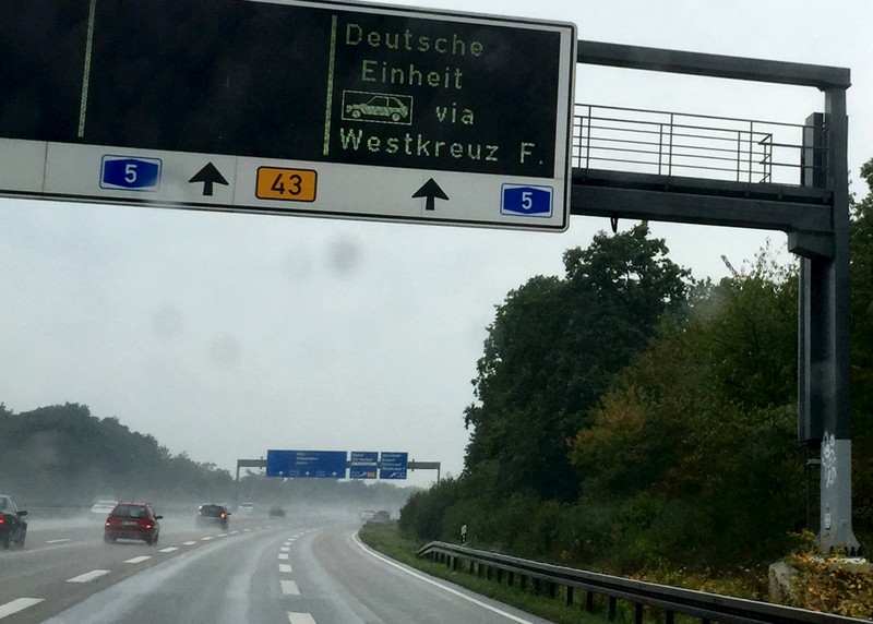 FILE PHOTO: Traffic on an autobahn (motorway) near Frankfurt, Germany