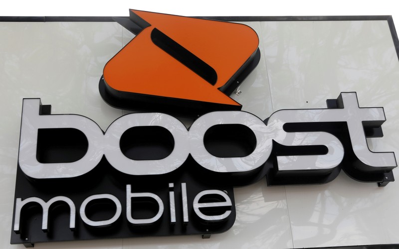 FILE PHOTO: The storefront of a Boost mobile phone store is seen in the Brooklyn borough of New