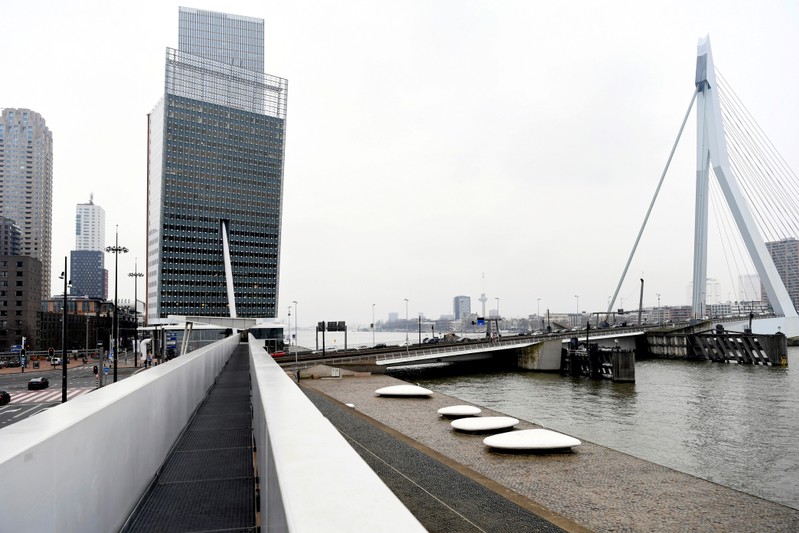 FILE PHOTO: KPN headquarters is seen in Rotterdam,