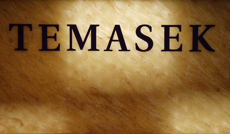 Temasek Holdings logo is seen at their office in Singapore