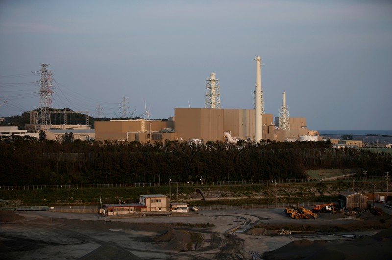 FILE PHOTO: Chubu Electric Power Co.'s Hamaoka Nuclear Power Station is seen in Omaezaki