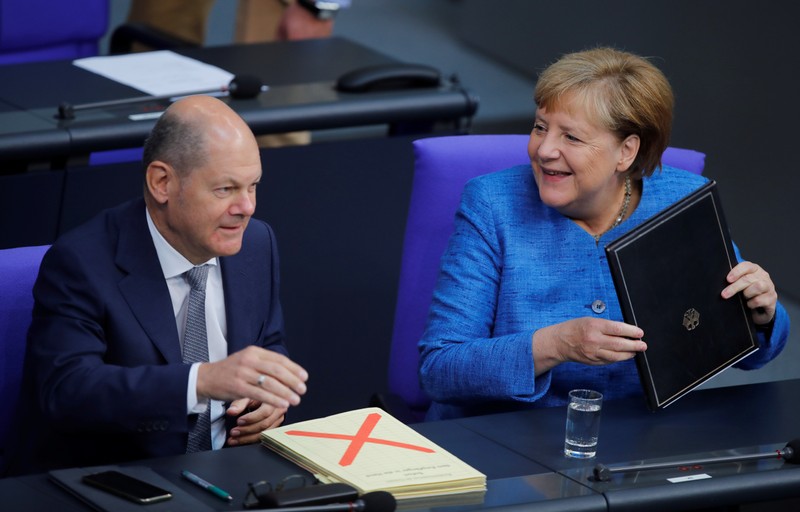 Budget debate in the Bundestag in Berlin