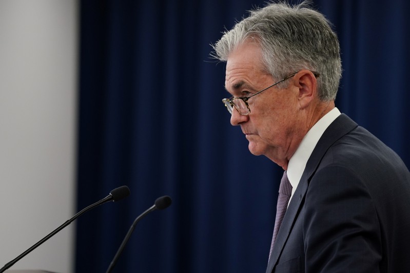 Federal Reserve Chair Jerome Powell holds a News Conference