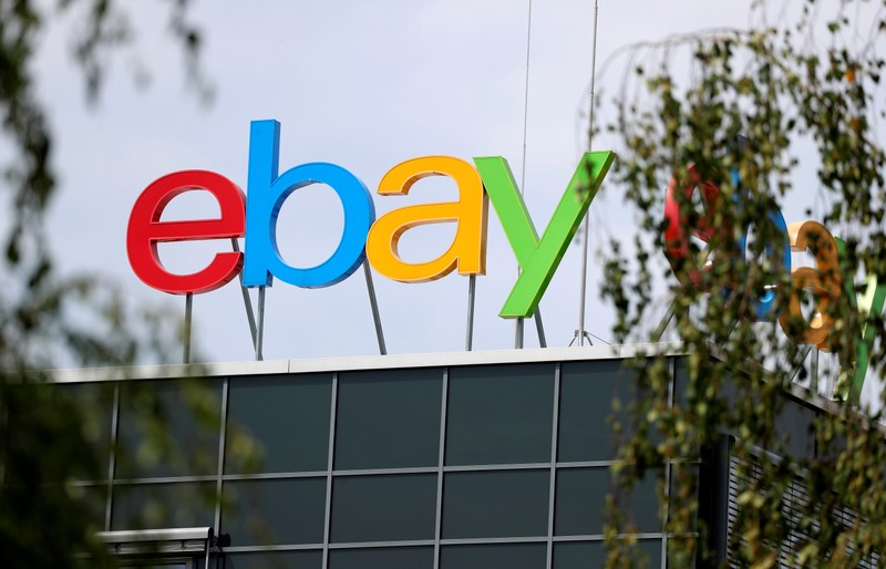 The German headquarters of eBay is pictured at Europarc Dreilinden business park south of