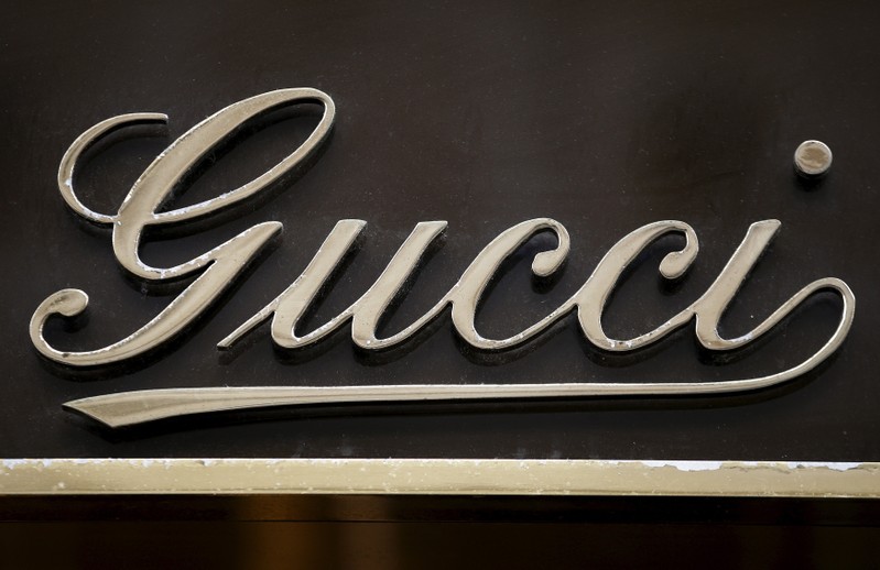 File photo of the Gucci logo in a shop in downtown Rome