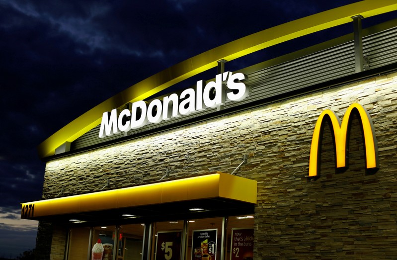 FILE PHOTO: A McDonald's restaurant is pictured in Encinitas, California
