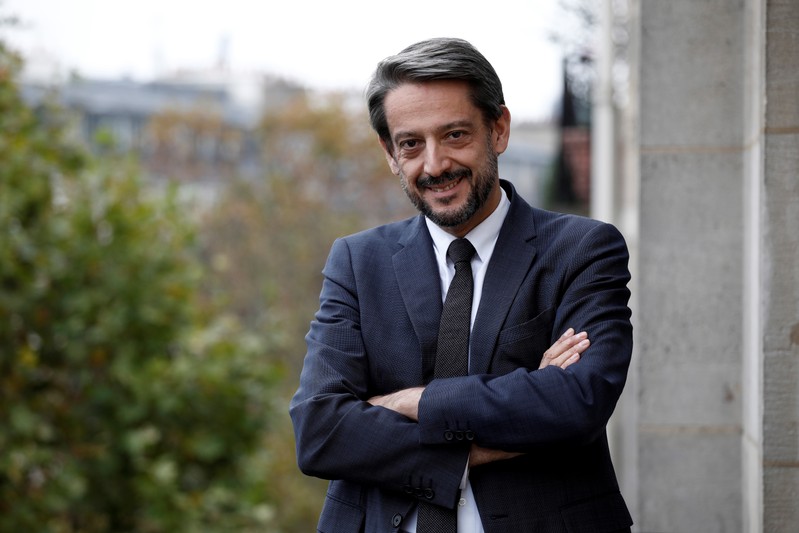 Jean-Louis Girodolle, CEO of Lazard Investment Banking in France poses for a portrait at Lazard