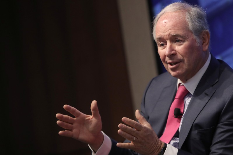 Blackstone CEO Steve Schwarzman speaks at a Newsmaker