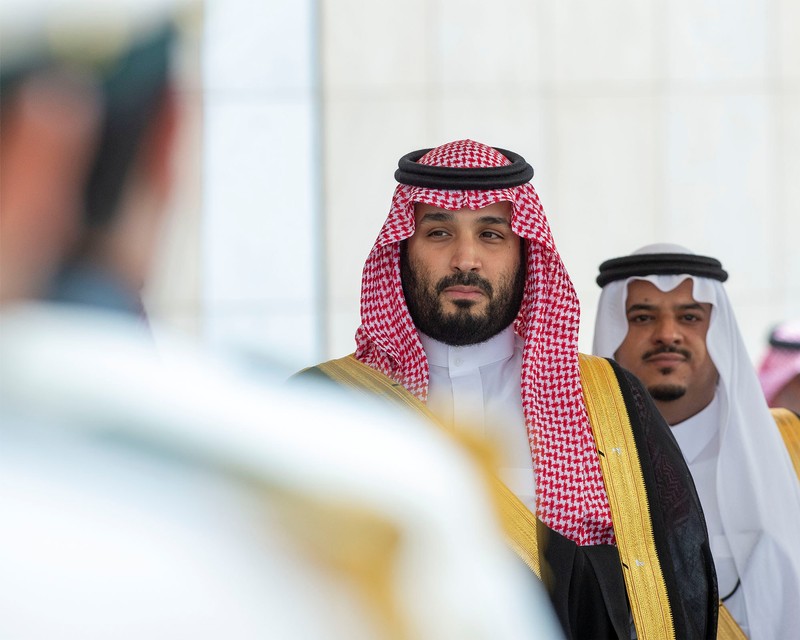 Saudi Crown Prince Mohammed bin Salman attends a session of the Shura Council in Riyadh