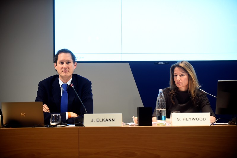 Exor investor day held by holding group of Italy's Agnelli family in Turin