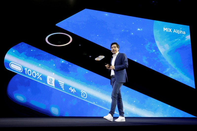 FILE PHOTO: Xiaomi founder and CEO Lei Jun attends a product launch event of Xiaomi Mi MIX