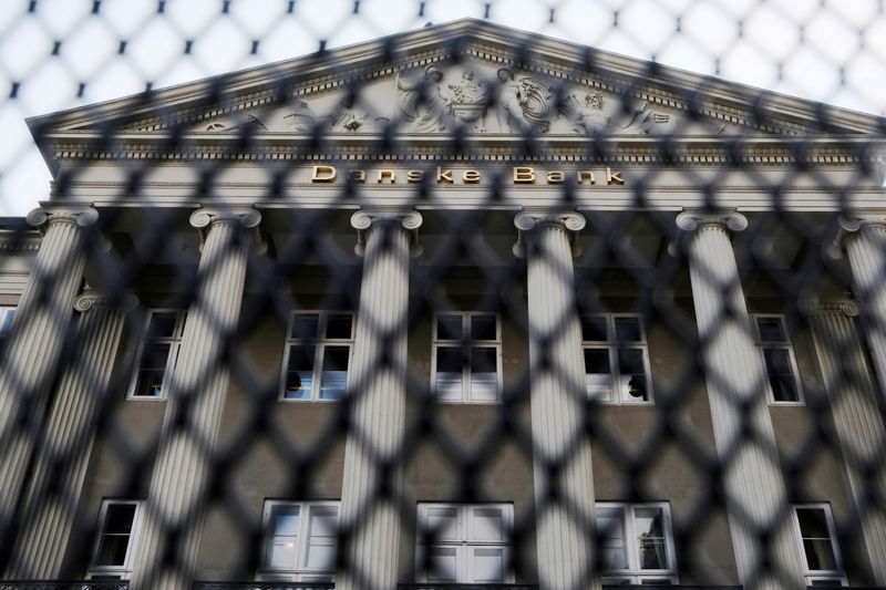 FILE PHOTO: A view of the Danske bank headquarters in Copenhagen