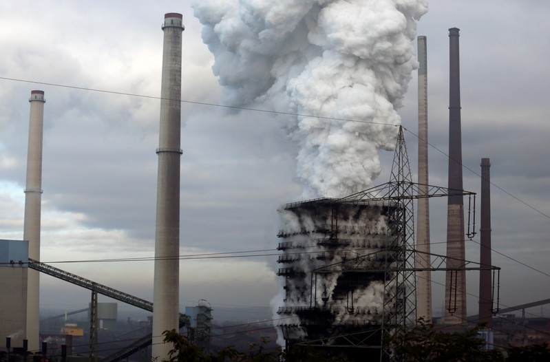 ThyssenKrupp AG steel plant in Duisburg
