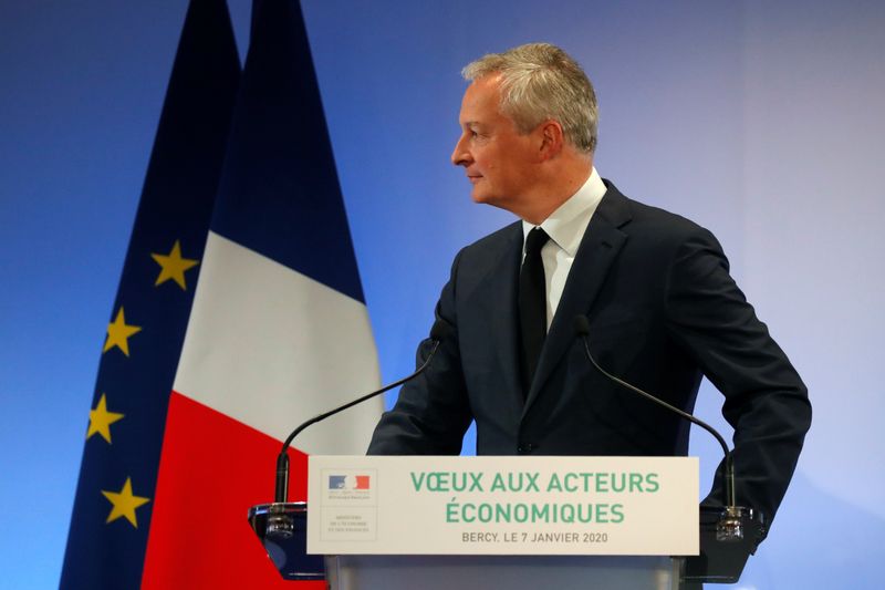 French Finance Minister Le Maire gives New Year's address to economic actors