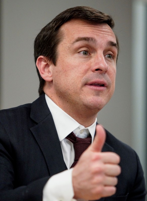 SEC Commissioner Rob Jackson speaks during Reuters interview in Washington