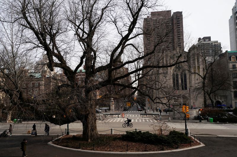 The Engineers' Gate at Central Park is pictured in the Manhattan borough of New York City