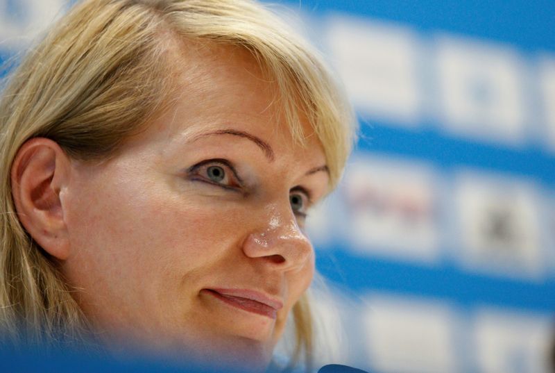 FILE PHOTO: Olympique de Marseille's majority owner, billionaire businesswoman Margarita