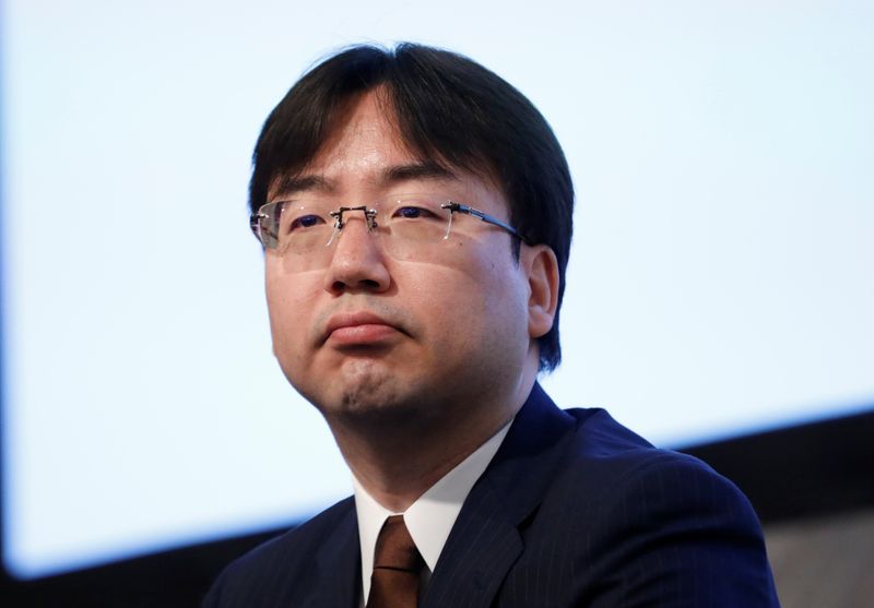 Nintendo President Shuntaro Furukawa attends a news conference in Tokyo