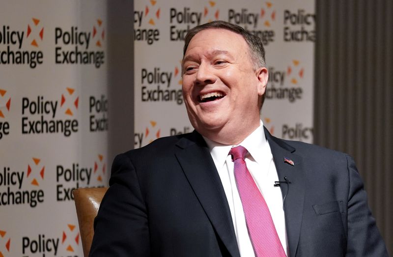 FILE PHOTO: U.S. Secretary of State Pompeo visits London