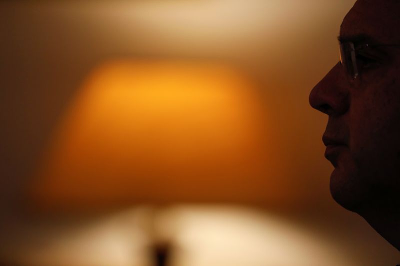 Portugal's Economy Minister Pedro Siza Vieira speaks during an interview with Reuters in Lisbon