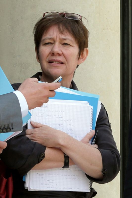 File photo of Odile Renaud-Basso who has been named as the new head of the French Treasury