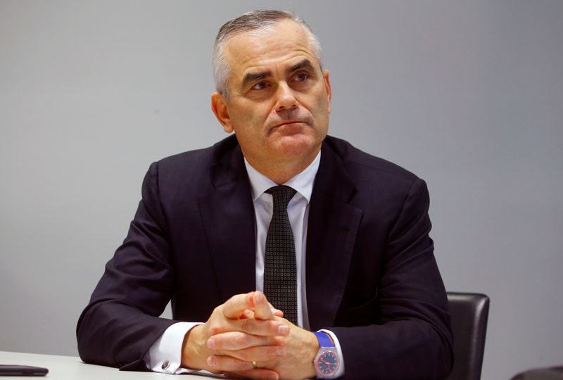 Gottstein, designated new CEO of Swiss bank Credit Suisse attends an interview in Zurich