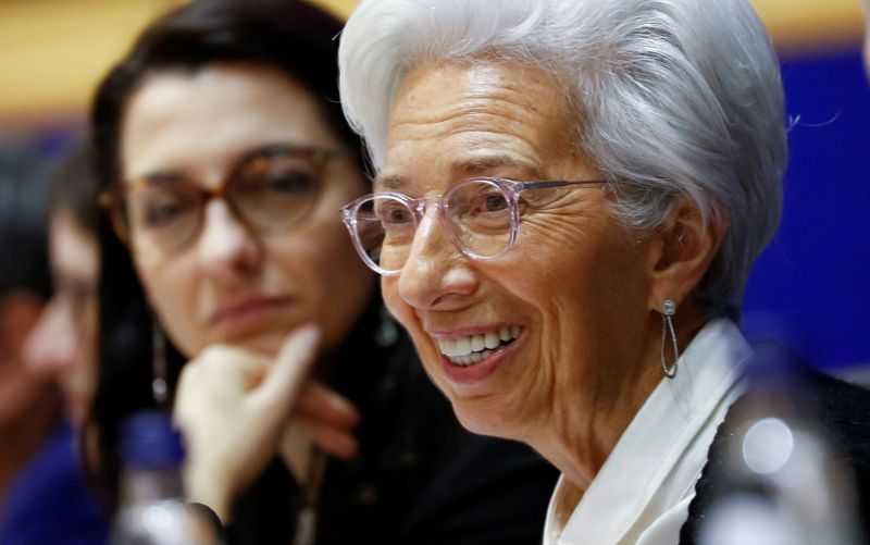 FILE PHOTO: European Central Bank President Lagarde testifies before the EU Parliament's