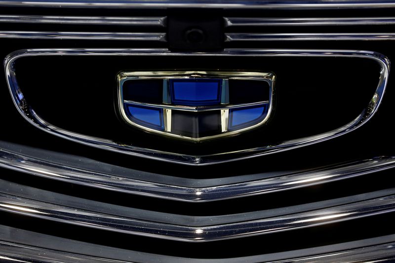 FILE PHOTO: Logo of Swedish automobile manufacturer Volvo is seen at Stierli Automobile AG