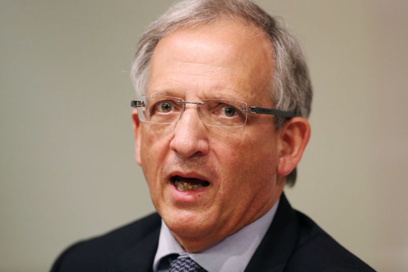 Britain's Deputy Governor of the Bank of England Jon Cunliffe speaks during the Bank of
