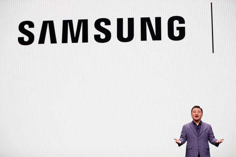 David S. Park of Samsung Electronics speaks on stage during Samsung Galaxy Unpacked 2020 in San