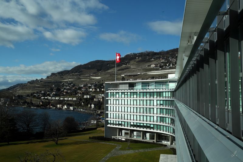 The headquarters of food giant Nestle are pictured in Vevey