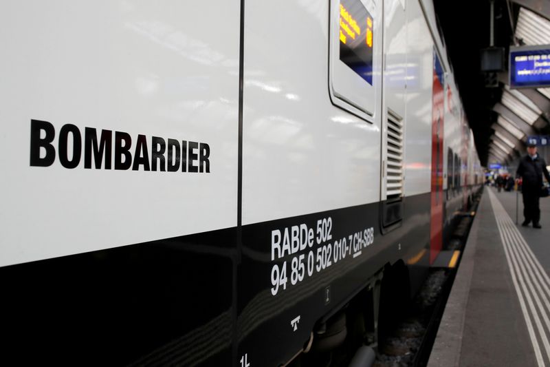 FILE PHOTO: The Bombardier FV-Dosto double-deck train 