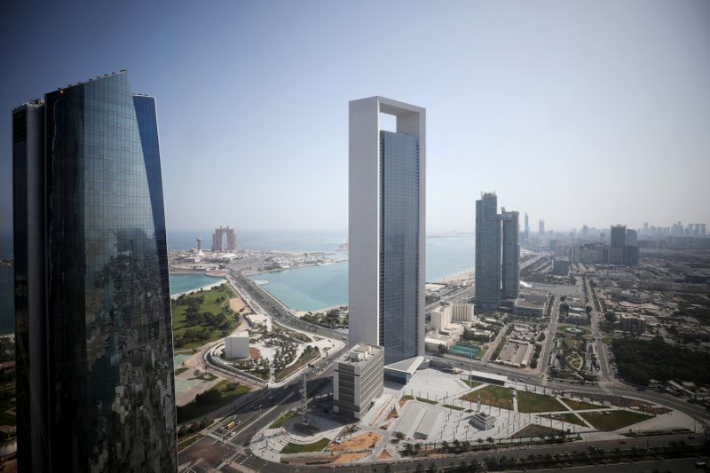 FILE PHOTO:  A general view of ADNOC headquarters in Abu Dhabi
