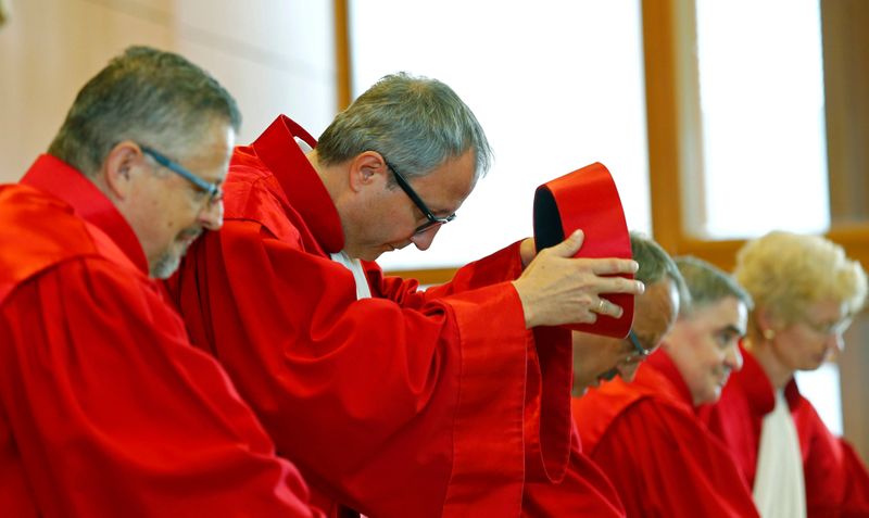 FILE PHOTO: President of Germany's Constitutional Court Vosskuhle attends the ruling on the