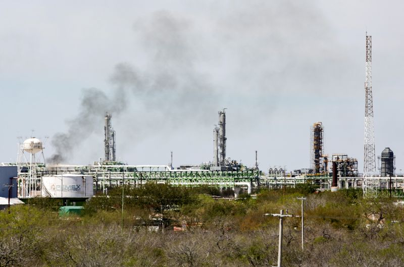 FILE PHOTO: A general view of Mexican state oil firm Pemex's Reynosa refinery