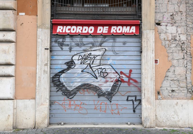 FILE PHOTO: Day six of Italy's nationwide coronavirus lockdown, in Turin