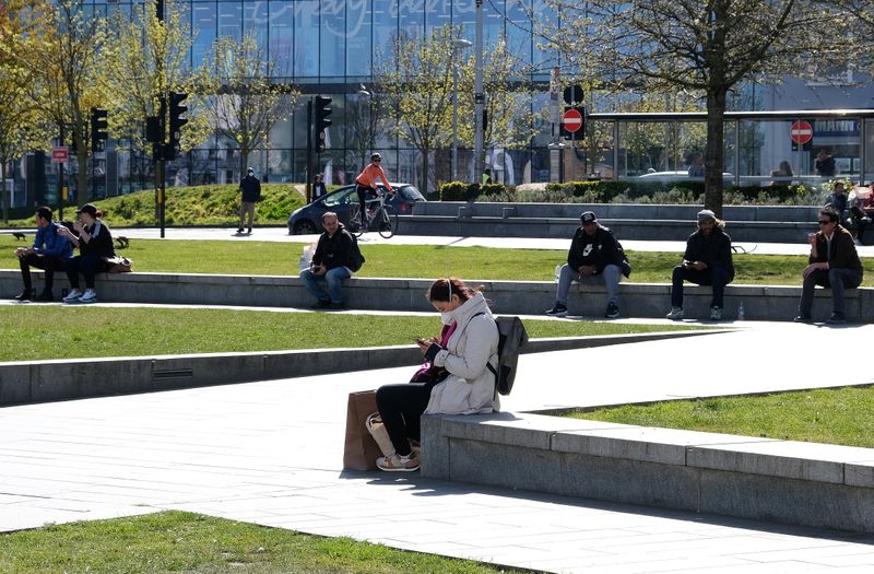 FILE PHOTO: The spread of the coronavirus disease (COVID-19) in London