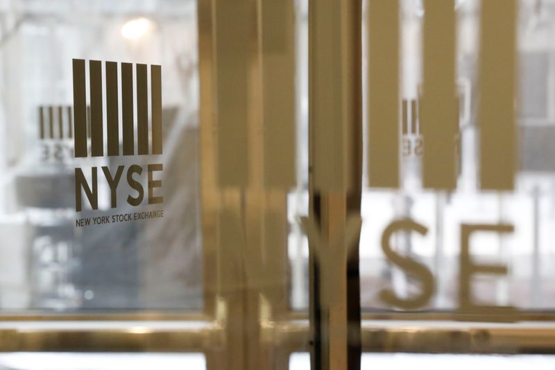 The floor of the the New York Stock Exchange (NYSE) is seen after the close of trading