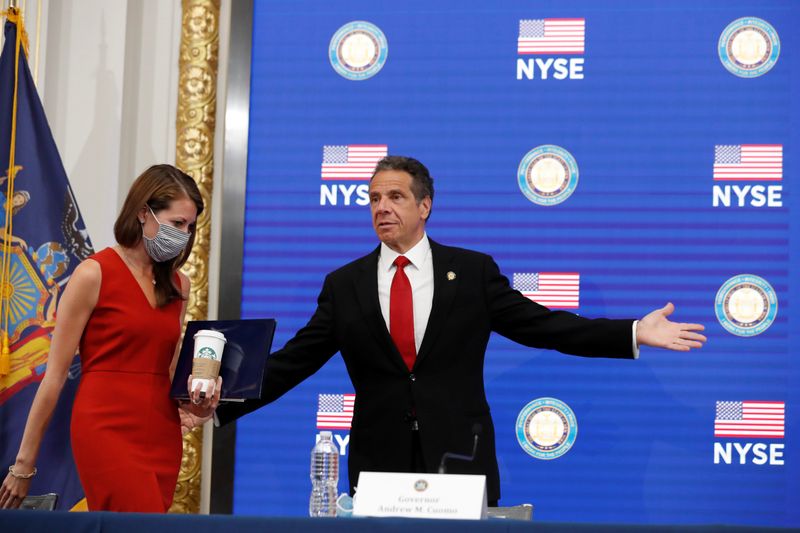 The spread of the coronavirus disease (COVID-19) in New York