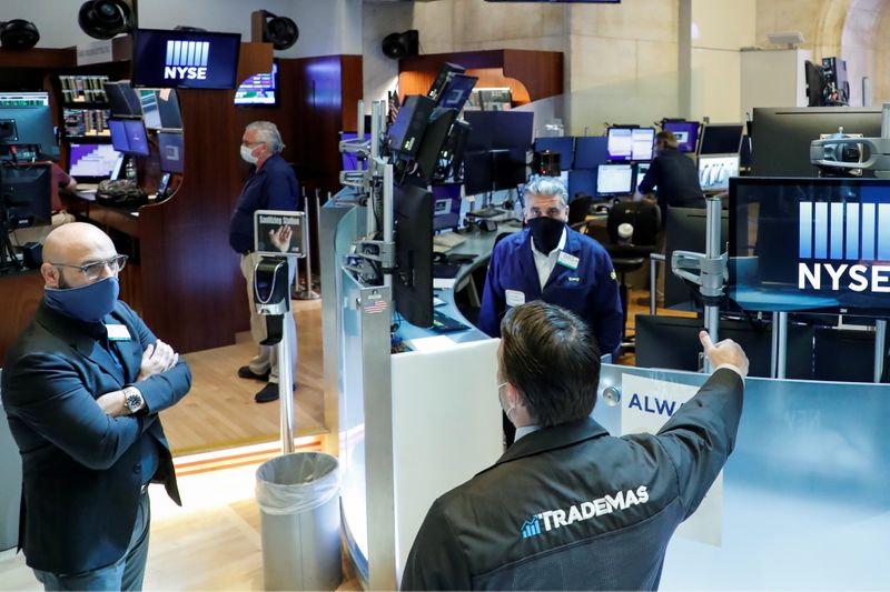 New York Stock Exchange opens during COVID-19
