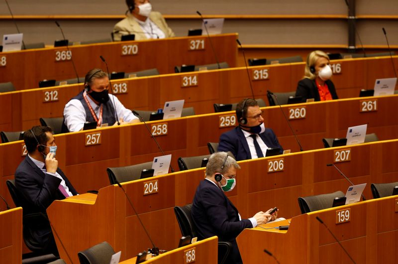 Plenary session of the European Parliament on a new proposal for the EU's joint 2021-27 budget