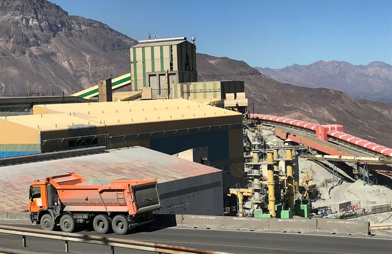 FILE PHOTO: The  Codelco El Teniente copper mine, the world's largest underground copper mine