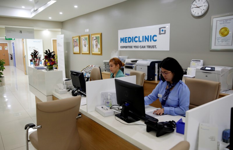 FILE PHOTO: The Mediclinic staff hospital is seen in Dubai