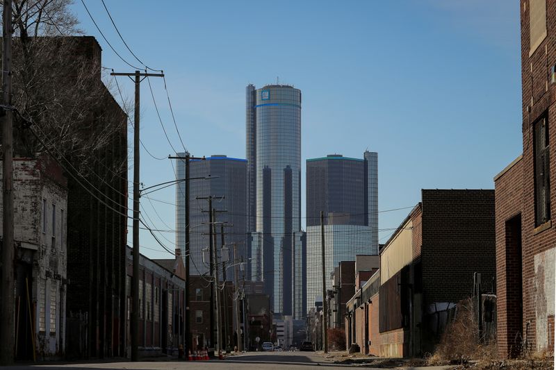 FILE PHOTO: The abandoned and decaying manufacturing plant of Packard Motor Car is seen in