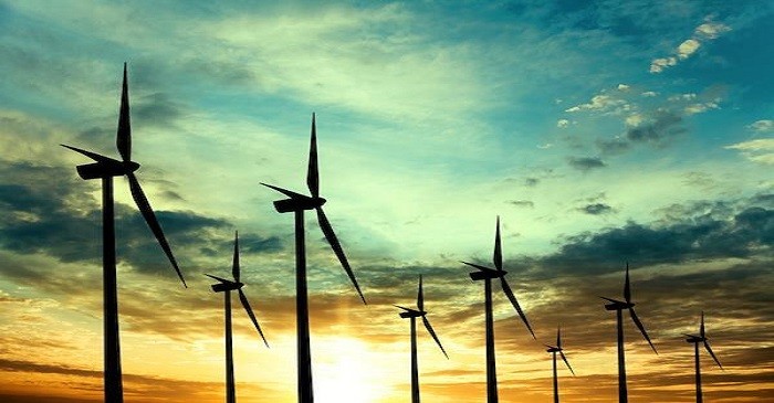 wind turbines